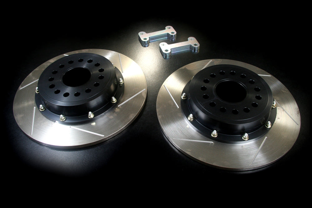 M&M HONDA 2-PIECE BIG BRAKE ROTOR KIT REAR RIGID TYPE FOR CIVIC FD2 Mugen RR 00604-FD2-R001