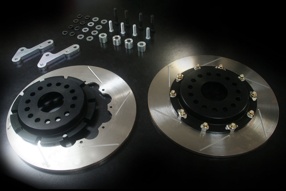 M&M HONDA 2 PIECE BIG BRAKE ROTOR KIT REAR FLOATING TYPE FOR INTEGRA DC5 00604-DC5-R002