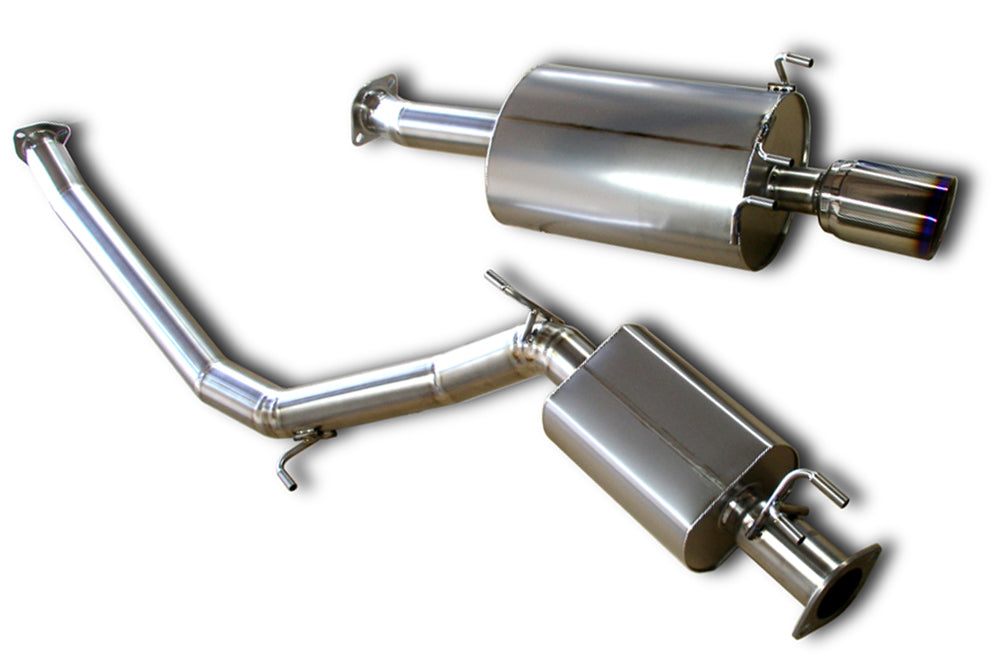 M&M HONDA SUPER TITANIUM EXHAUST SYSTEM TYPE SINGLE 70-110Φ FOR CIVIC FD2 Mugen RR 00500-FD2-M001-70-110 - Black Hawk Japan