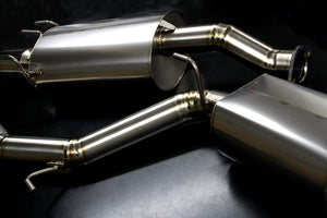 M&M HONDA SUPER TITANIUM EXHAUST SYSTEM TYPE TWIN 60-100Φ FOR ACCORD CL7 00500-CL7-M003-60-100W