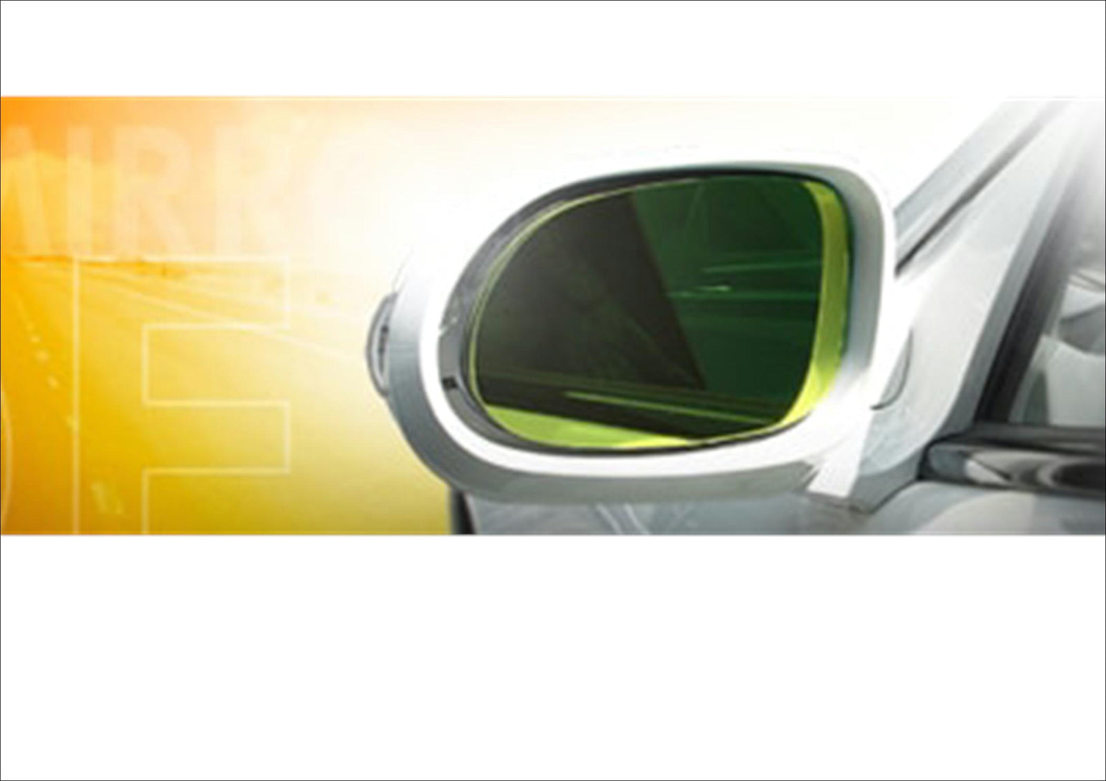 REVOLUTION WIDE DOOR MIRROR LENS GREEN FOR TOYOTA GR YARIS GXPA16 WITH BLIND POINT WARNING MODELS GXPA-WDM-G-BM