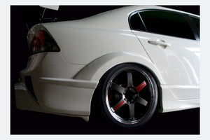 M&M HONDA REAR WIDE FENDER TYPE MR LEFT AND RIGHT SET FOR CIVIC FD2 Mugen RR 01000-FD2-M006