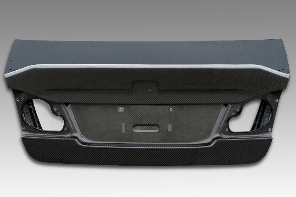 M&M HONDA AERO DUCKTAIL TWILL CARBON FRP TRUNK LID TYPE 1 NO WING HOLE FOR CIVIC FD2 Mugen RR 01002-FD2-M001