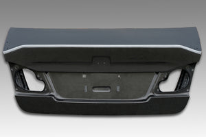M&M HONDA AERO DUCKTAIL TWILL CARBON FRP TRUNK LID TYPE 1 NO WING HOLE FOR CIVIC FD2 Mugen RR 01002-FD2-M001