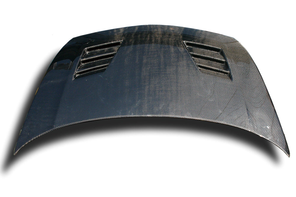 M&M HONDA TWILL CARBON FIBER WITH CARBON BONNET DUCT FOR CIVIC FD2 Mugen RR 01100-FD2-S001