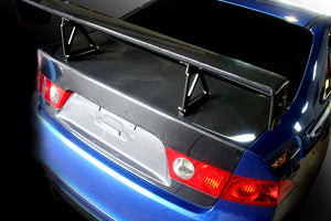 M&M HONDA PLAIN WEAVE CARBON FRP TRUNK LID TYPE 2 FOR ACCORD CL7 CL9 01002-CL7-M002