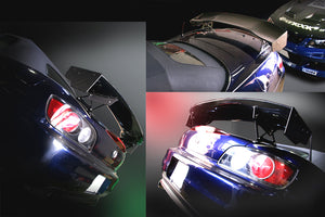 M&M HONDA CARBON GT WING TYPE 01BJ 1440MM WITH BOLT-ON BRACKET FOR CIVIC FD2 Mugen RR 00900-FD2-WC01-BJ