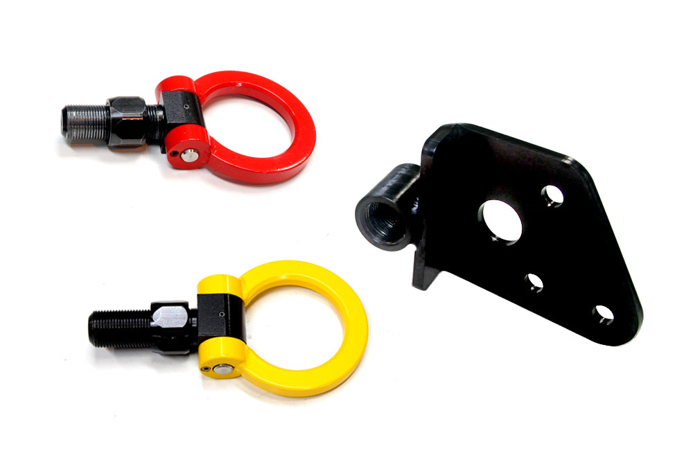 M&M HONDA FRONT FOLDABLE TOW HOOK YELLOW FOR CIVIC FD2 01713-FD2-M001-Y