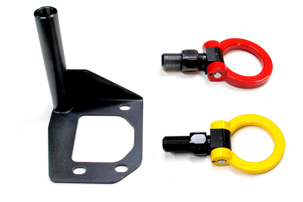 M&M HONDA REAR RETRACTABLE TOW HOOK RED FOR CIVIC FD2 01713-FD2-M002-R
