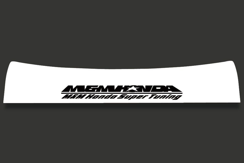 M&M HONDA STICKER TYPE FD W WHITE FOR INTEGRA DC2 DB8 01504-RGO-FD-DC2-W