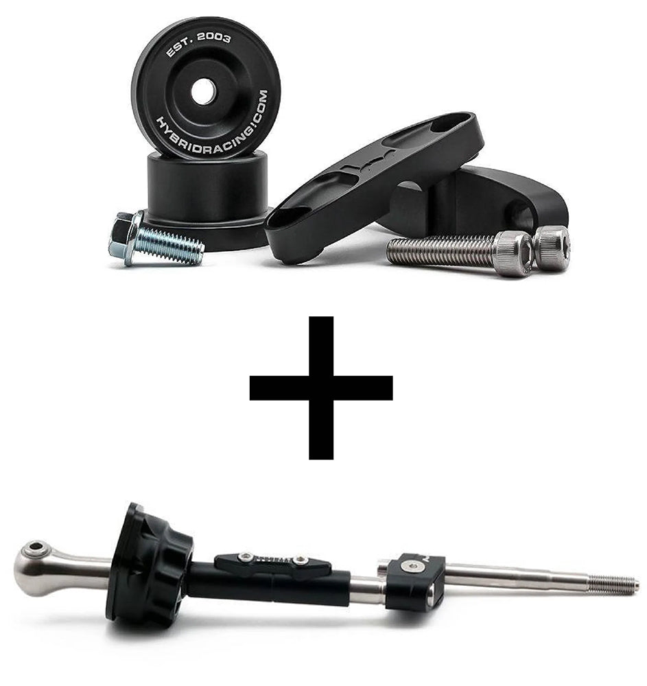 M&M HONDA SHORT SHIFTER & LINKAGE BUSH SET BLACK HYBRID RACING FOR HONDA INTEGA DC2 DB8 00111-DC2-HR01B