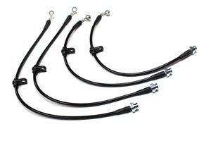 M&M HONDA BLACK STAINLESS BRAKE LINE FITTING STEEL TYPE 1 FOR FIT GK5 00601-GK5-M001