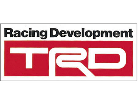 TRD STICKER B TYPE 9.6x4cm GOODS  08231-SP011-B2 - Black Hawk Japan