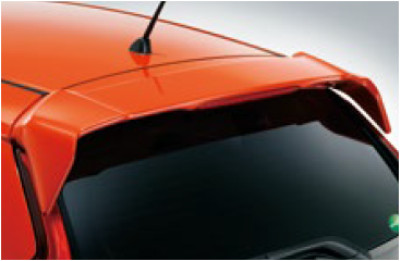 HONDA TAILGATE SPOILER PLATINUM WHITE PEARL NH-883P FOR HONDA FIT GK3 GK4 GK5 GK6 GP5 GP6 08F02-T5A-0V0