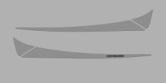 MUGEN LOWER EYELINE DECAL FOR HONDA CIVIC FL1 08F29-XNR-K0S0