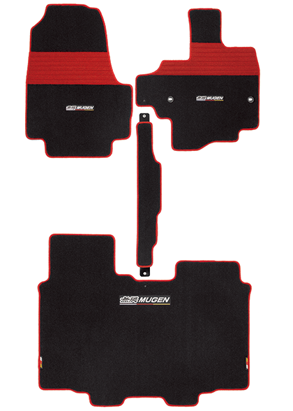 MUGEN Sports Mat Black-Red  For N-BOX JF3 JF4 08P15-XNH-K0S0-RD