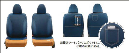 HONDA SEAT COVER FULL TYPE (DENIM STYLE X SYNTHETIC LEATHER FRONT REAR SET) 15XL FOR HONDA FIT GK3 GK4 GK5 GK6 GP5 GP6 08P32-E8S-001A