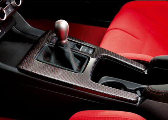 HONDA INTERIOR PANEL (CARBON) CENTER CONSOLE PANEL FOR HONDA CIVIC TYPE R FL5 08Z03-T60-000A - Black Hawk Japan