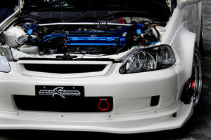 M&M HONDA HYPER FRONT UNDER SPOILER FOR CIVIC EK9 EK4 KOUKI 01010-EK9-MR02