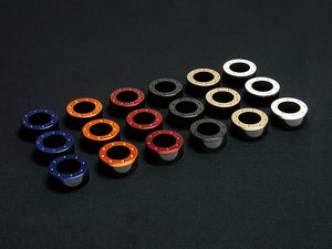 REVOLUTION DRY CARBON AIR CONDITIONER DIAL BLUE FOR TOYOTA 86 SUBARU BRZ ZN6 ZC6 RZN6-DAD-BLUE