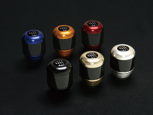 REVOLUTION DRY CARBON QUICK SHIFT KNOB (FOR MT VEHICLES) BLUE FOR TOYOTA 86 SUBARU BRZ ZN6 ZC6 RZN6-DQSK-BLUE