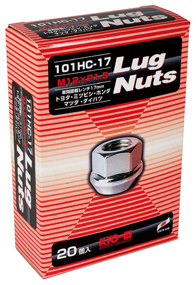 KYO-EI LUG NUT 17HEX THROUGH TYPE M12xP1.5 101HC-17-20P - Black Hawk Japan