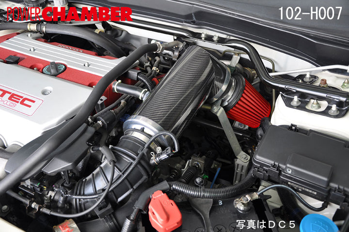 ZERO1000 POWER CHAMBER T-2 RED For HONDA INTEGRA TYPE R DC5 102-H007