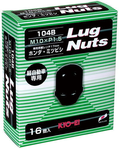 KYO-EI LUG NUT SCREW DIAMETER 10MM MINI-CAR FOR (M10xP1.5) BAG TYPE 104B-16P
