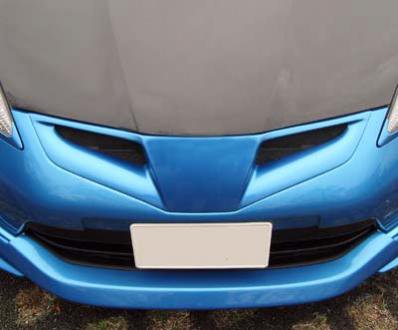 SEEKER FRP FRONT GRILL YELLOW PEARL FOR HONDA FIT GE  16010-GE8-F02