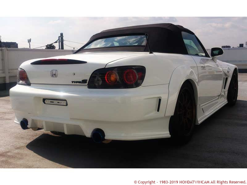 FEEL'S HONDA TWINCAM REAR WIDE FENDER FRP FOR HONDA S2000 AP1 Feels-00931 - Black Hawk Japan