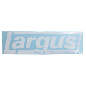 LARGUS LOGO CUTTING STICKER (A TYPE) 200MM X 55MM 1 SHEET BLACK FOR  01011293005-QQ