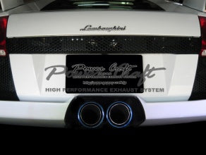 POWER CRAFT HYBRID EXHAUST MUFFLER SYSTEM SUS SQUARE TAIL FOR LAMBORGHINI MURCIELAGO LP620 P-LA310101