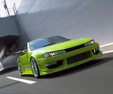 CAR MAKE T&E [VERTEX RIDGE] S14 SILVIA ~ MC (LATE TERM OF 14 SILVIA) BUMPER CANARD LEFT SIDE (PASSENGER SIDE) ONLY (SMALL) FOR  CARMAKETE-02172