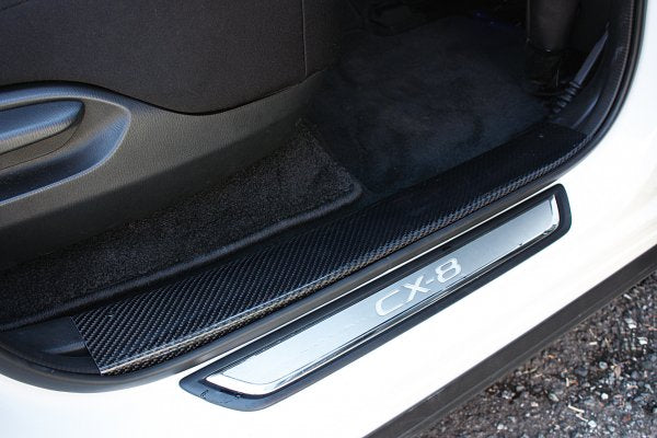 GARAGE VARY SCUFF PLATE (REAR LEFT AND RIGHT) FOR MAZDA CX-8 KG 35-2009 - Black Hawk Japan