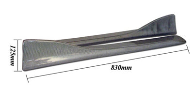 CAR MAKE T&E SIDE UNDER CANARD (LARGE) FRP (PAINTING REQUIRED) FOR  CARMAKETE-02044 - Black Hawk Japan