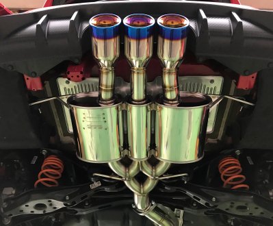 SEEKER SES MUFFLER KIT TRIDENT FOR HONDA CIVIC FK8 11600-FK8-000