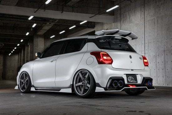 KUHL RACING 33R-SS SLASH FOUR BLACK TAIL 116 MUFFLER EXHAUST FOR SUZUKI SWIFT SPORTS ZC33S AT KUHL-00004