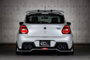 KUHL RACING 33R-SS SLASH FOUR BLACK TAIL 116 MUFFLER EXHAUST FOR SUZUKI SWIFT SPORTS ZC33S MT KUHL-00003