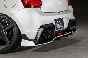 KUHL RACING 33R-SS SLASH FOUR BLACK TAIL 116 MUFFLER EXHAUST FOR SUZUKI SWIFT SPORTS ZC33S MT KUHL-00003