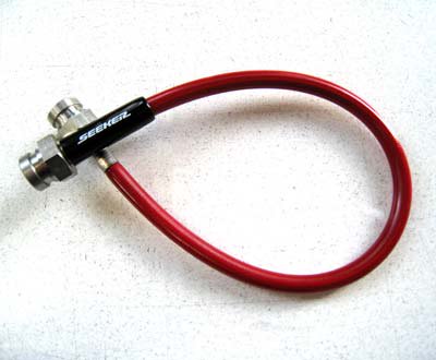 SEEKER RED COAT STAINLESS MESH CLUTCH LINE FOR HONDA EG4 6 12900-EG6-000