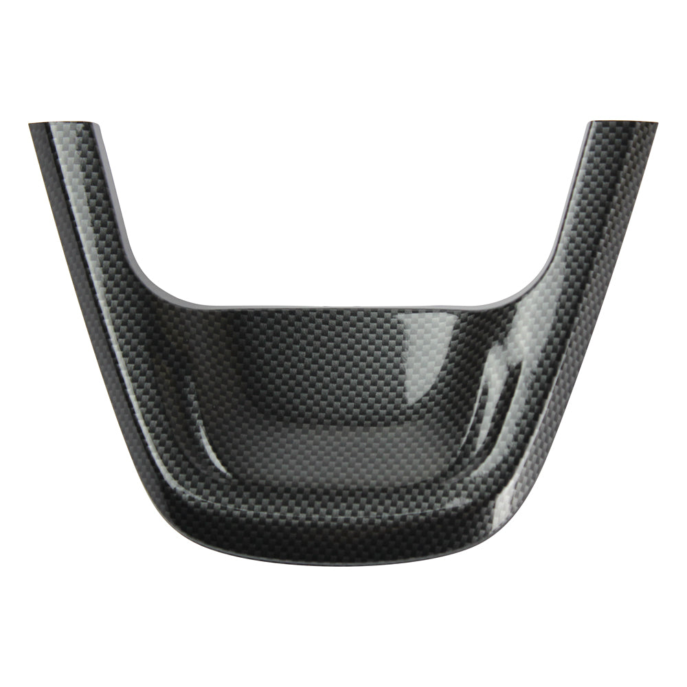 REAL STEERING UNDER PAD BLACK CARBON PRINT STEERING WHEEL FOR TOYOTA MIRAI 10  50-PAD-BKT