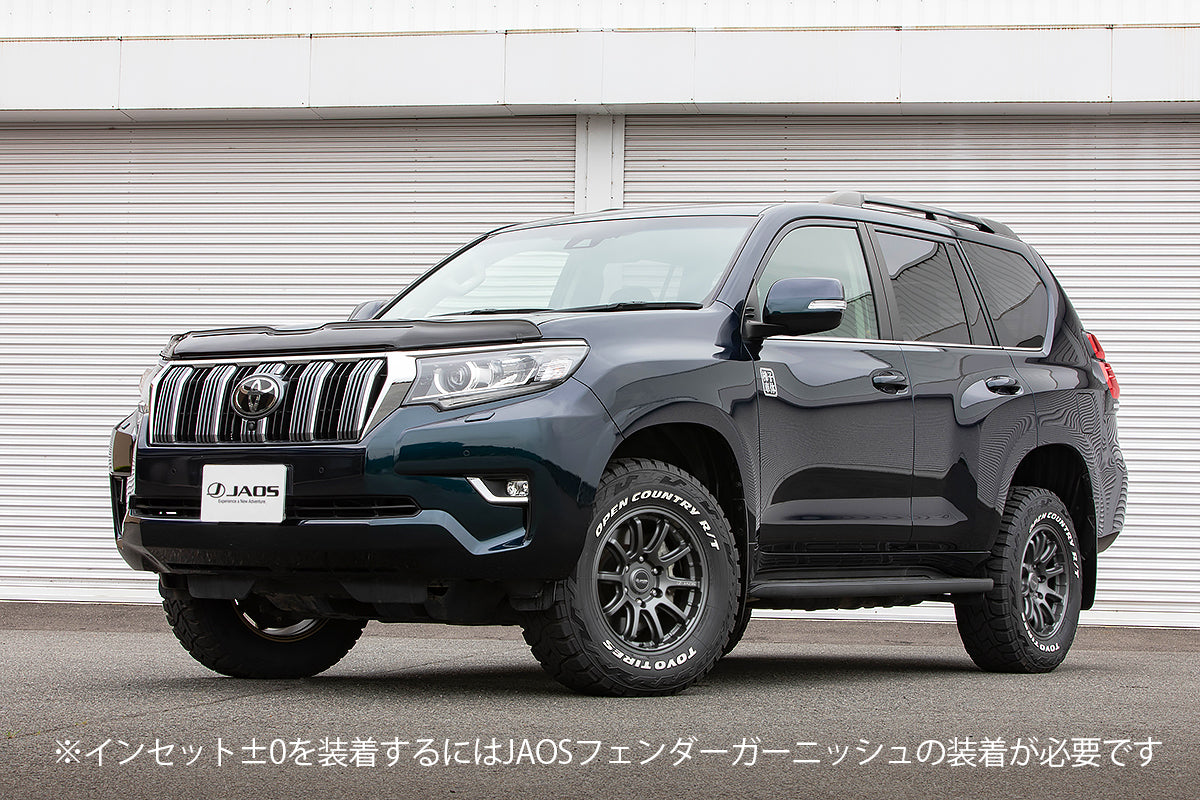 JAOS TRIBECROSS 17x8.0J ± 0 6H139.7 MATT GUN METALLIC WHEEL FOR TOYOTA LAND CRUISER PRADO 150 B952781MGM