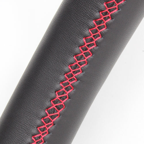 REAL ORIGINAL SERIES D SHAPE RED SELECTION RED EURO STITCH STEERING WHEEL FOR LEXUS IS 20  ISD-LPB-RD