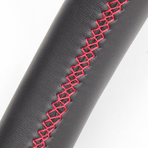 REAL ORIGINAL SERIES D SHAPE RED SELECTION RED EURO STITCH STEERING WHEEL FOR LEXUS IS 20  ISD-LPB-RD