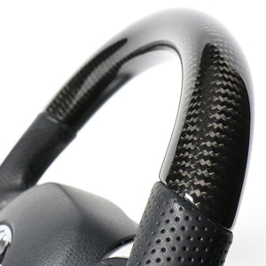 REAL ORIGINAL SERIES SET COMBINATION TYPE + UNDER PAD SET BLACK CARBON STEERING + WHITE UNDER PAD BLACK EURO STITCH STEERING WHEEL FOR TOYOTA C-HR 10 50  X10-BKC-PBP-WHP