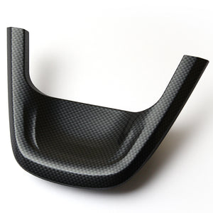 REAL ORIGINAL SERIES SET RED CARBON STEERING + BLACK CARBON PRINT UNDER PAD BLACK STITCH STEERING WHEEL FOR TOYOTA MIRAI 10  50-RDC-BK-BKT