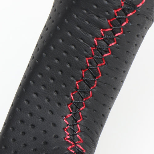 REAL ORIGINAL SERIES D SHAPE RED CARBON RED X BLACK EURO STITCH STEERING WHEEL FOR NISSAN MARCH NISMO K13  NSB-RDC-RD