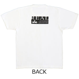 REAL T-SHIRT VER.2 WHITE M SIZE REAL-T2-WH-M
