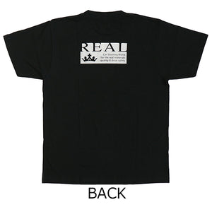 REAL T-SHIRT VER.2 BLACK S SIZE REAL-T2-BK-S