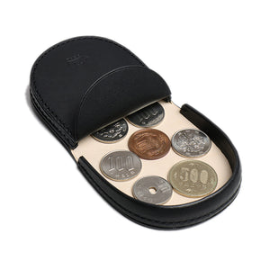 REAL HORSESHOE-SHAPED COIN CASE BLACK REAL-CP-BK